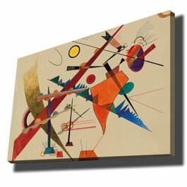 Wallity 70100KANDINSKY003 Vasili Kandinsky Lienzo Decorativo Multicolor 70 x 100 cm